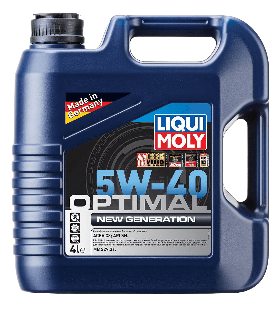 Моторное масло Liqui Moly Optimal New Generation 5W-40, 4л